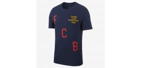 Nike pánske tričko FC Barcelona - tmavomodré + darček z nášho obchodu GRATIS!